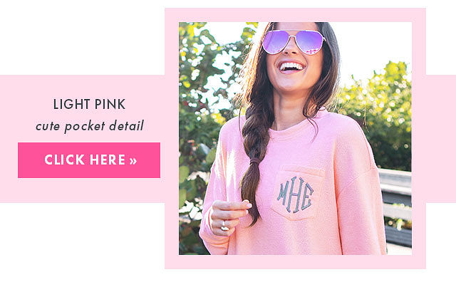 Shop $29.99 Monogrammed Coastal Crewnecks!