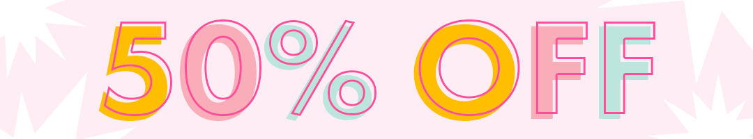 50% OFF SALE