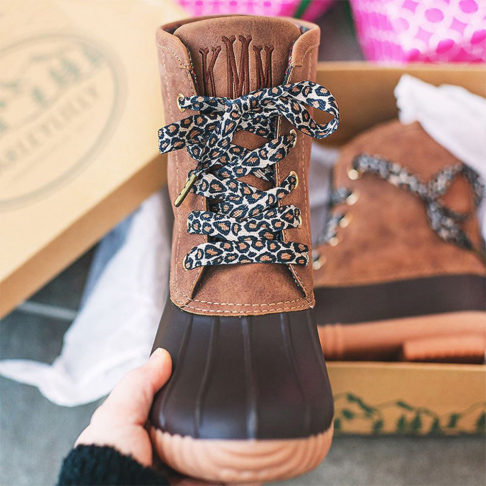 Shop Monogrammed Duck Boots!