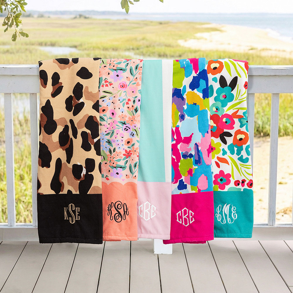 Shop our Monogrammed Beach Towels from $19.99! Shop our Monogrammed Beach Towels from $19.99!