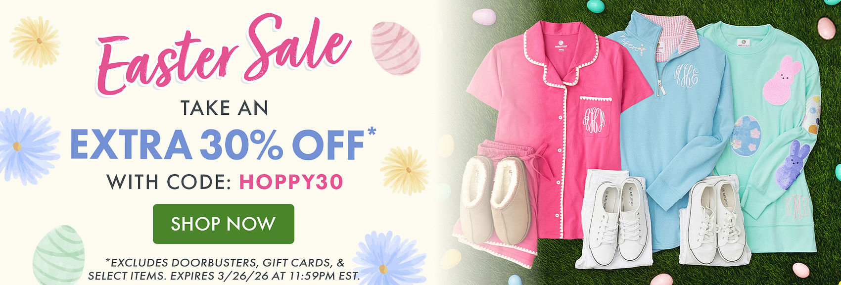 Easter Sale | TAKE AN EXTRA 30% OFF* WITH CODE: HOPPY30 | SHOP NOW | *EXCLUDES DOORBUSTERS, GIFT CARDS, & SELECT ITEMS. EXPIRES 3/26/26 AT 11:59PM EST.