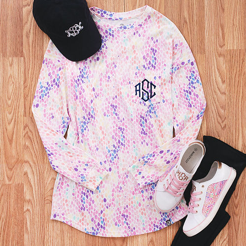 Monogrammed Long Sleeve Shirt