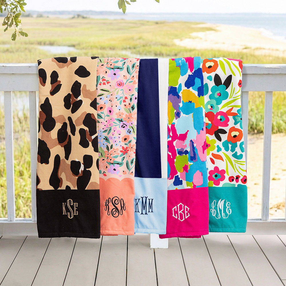 Shop our Monogrammed Beach Towels for $19.99! Shop our Monogrammed Beach Towels for $19.99!