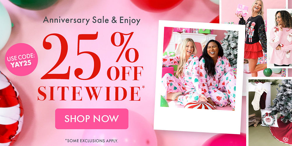 Extra 25% Off Sitewide with code: YAY25