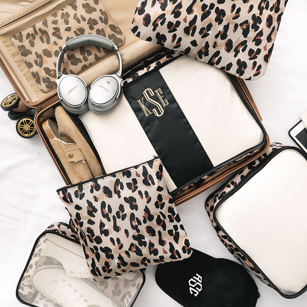 Monogrammed Packing Bag Set