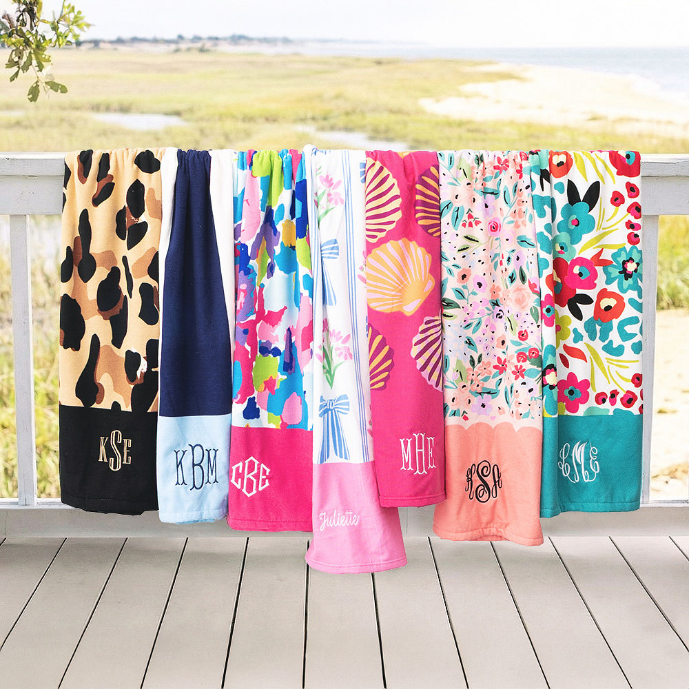 Shop $19.99 & Up Monogrammed Beach Towels!