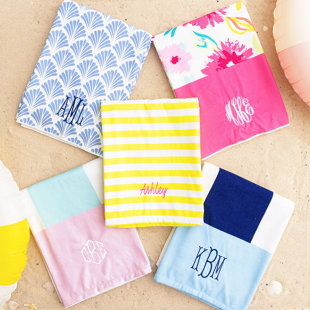 Shop $14.99 & Up Monogrammed Beach Towels! Shop $14.99 & Up Monogrammed Beach Towels!
