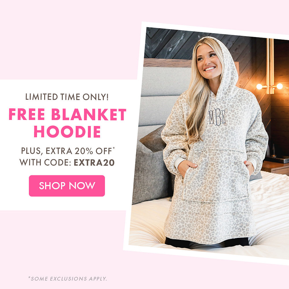 Claim FREE Blanket Hoodie + 20% Off Sitewide* with code: EXTRA20