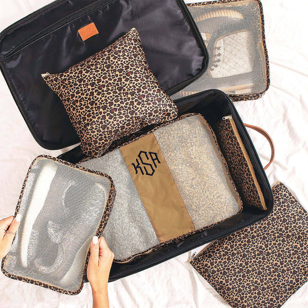 Monogrammed Packing Bag Set