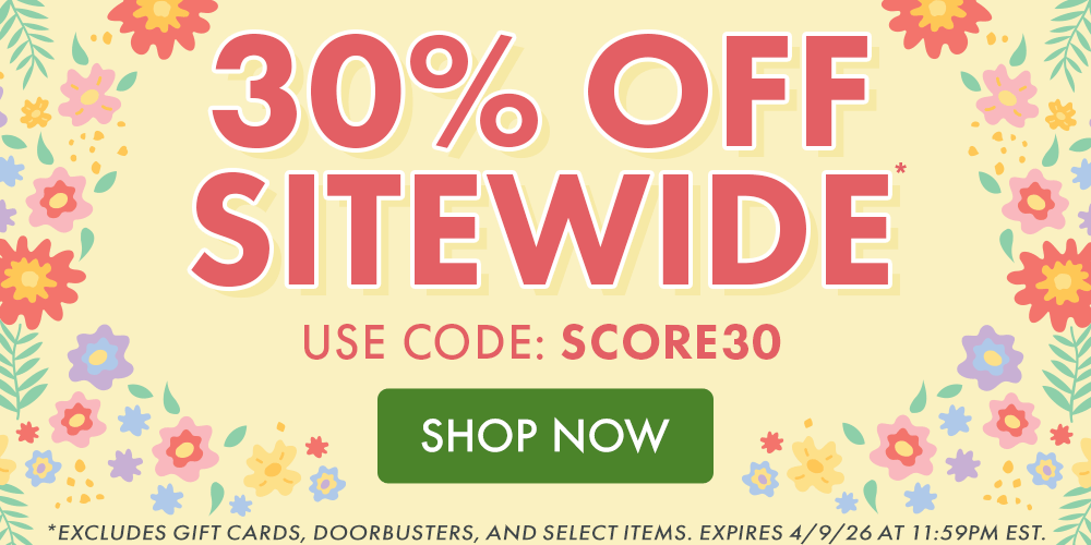 30% OFF SITEWIDE* USE CODE: SCORE30 | *Excludes gift cards, doorbusters, and select items. Expires 4/9/26 at 11:59PM EST.