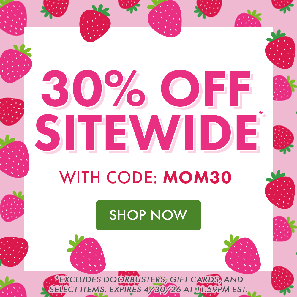 30% OFF SITEWIDE* with code: MOM30 | SHOP NOW | *EXCLUDES DOORBUSTERS, GIFT CARDS, AND SELECT ITEMS. EXPIRES 4/30/26 AT 11:59PM EST.