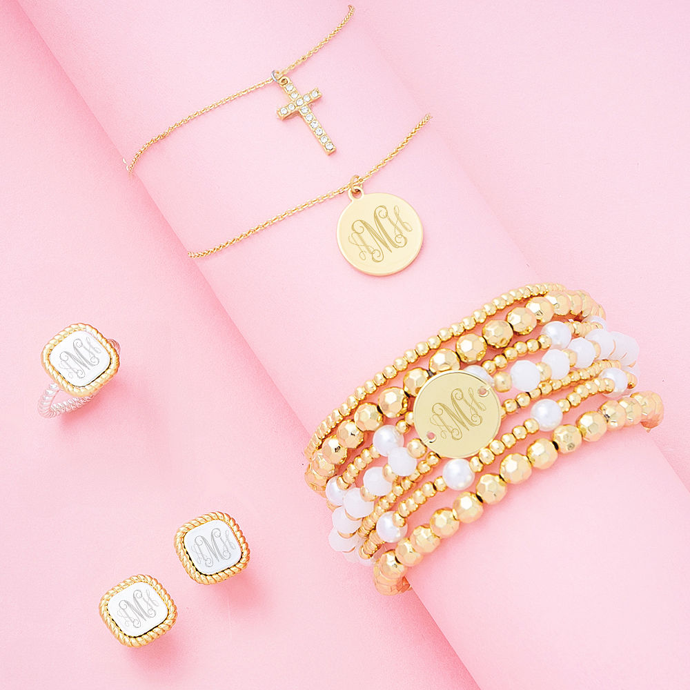 Shop Monogrammed Jewelry for Mom!