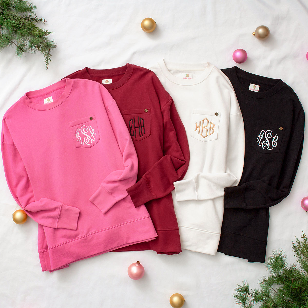Shop Monogrammed Crewneck Sweatshirts Shop Monogrammed Crewneck Sweatshirts