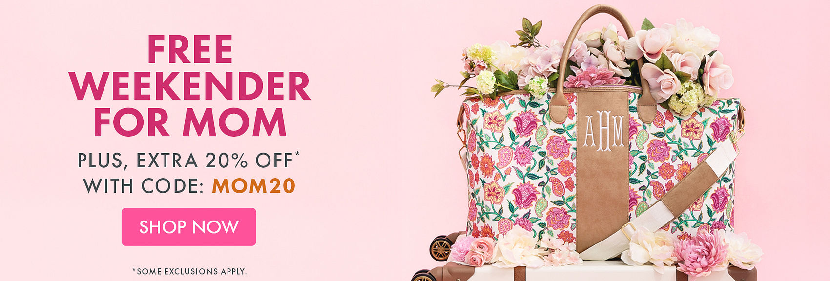 Claim your FREE Charleston Weekender + Shop 20% Off Sitewide* with code: MOM20