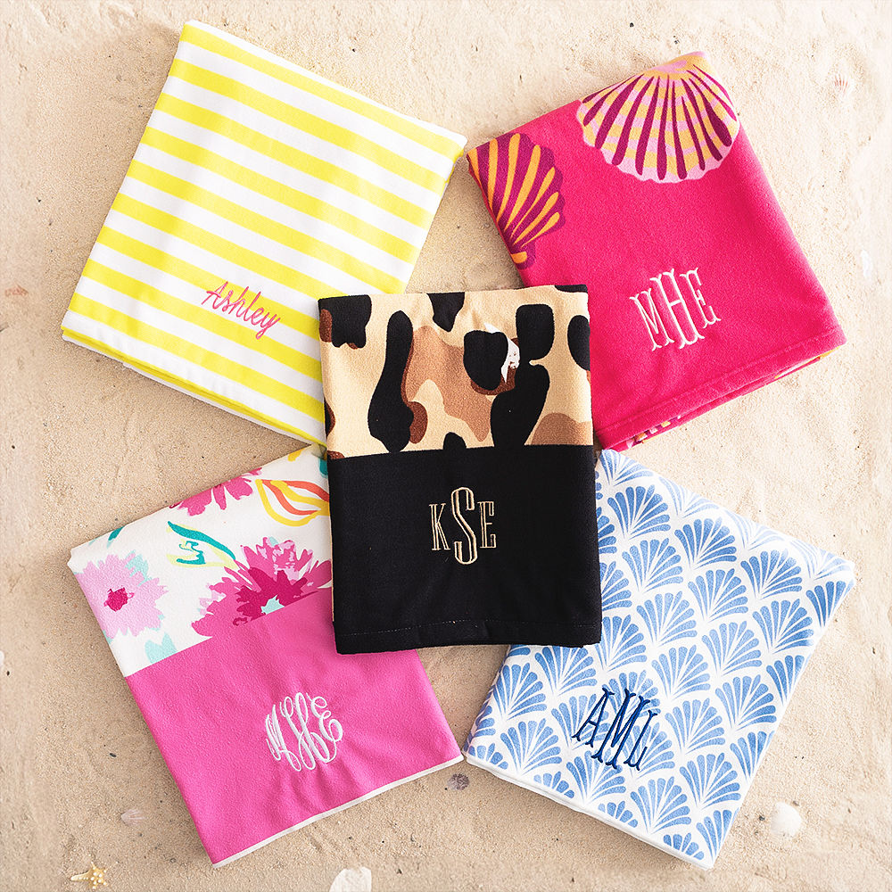 Shop $14.99 & Up Monogrammed Beach Towels!