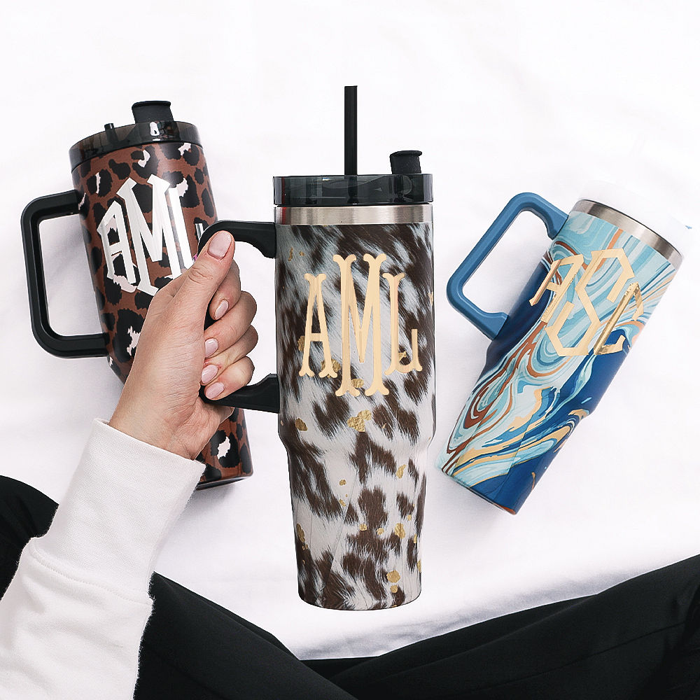 Monogrammed Travel Tumbler