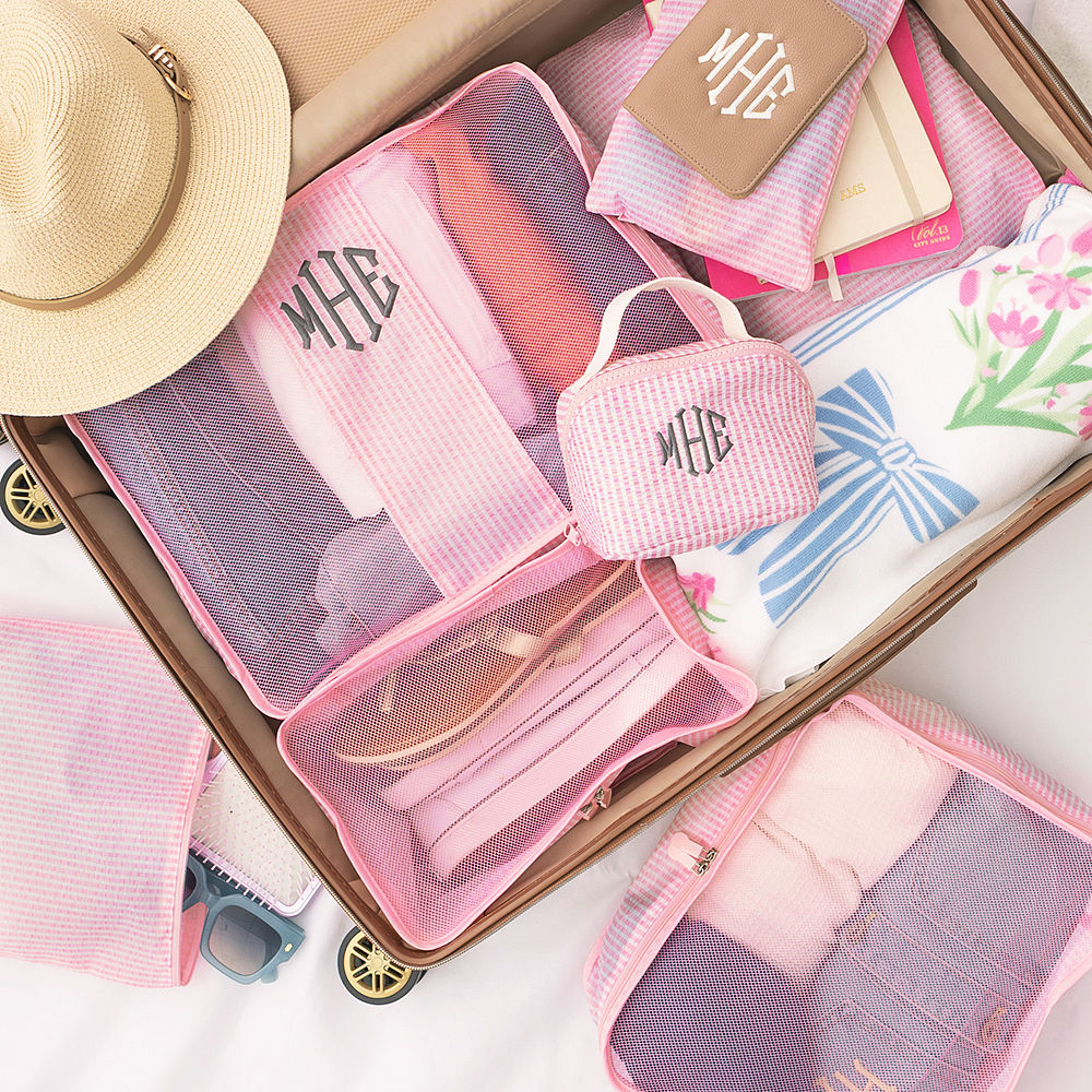 Monogrammed Packing Bag Set
