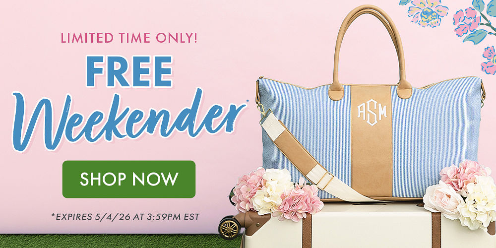 LIMITED TIME ONLY | FREE WEEKENDER* | SHOP NOW | *Expires 5/4/26 at 3:59PM EST.