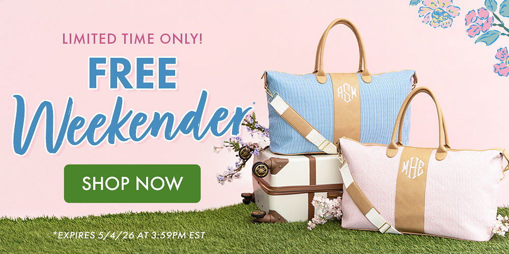 LIMITED TIME ONLY | FREE WEEKENDER* | SHOP NOW | *Expires 5/4/26 at 3:59PM EST.