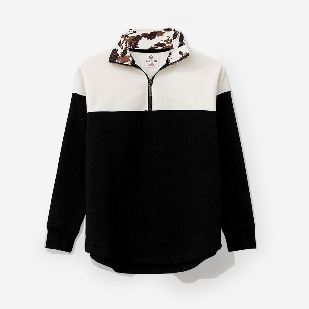 seersucker monogrammed quarter zip sweatshirt and skort