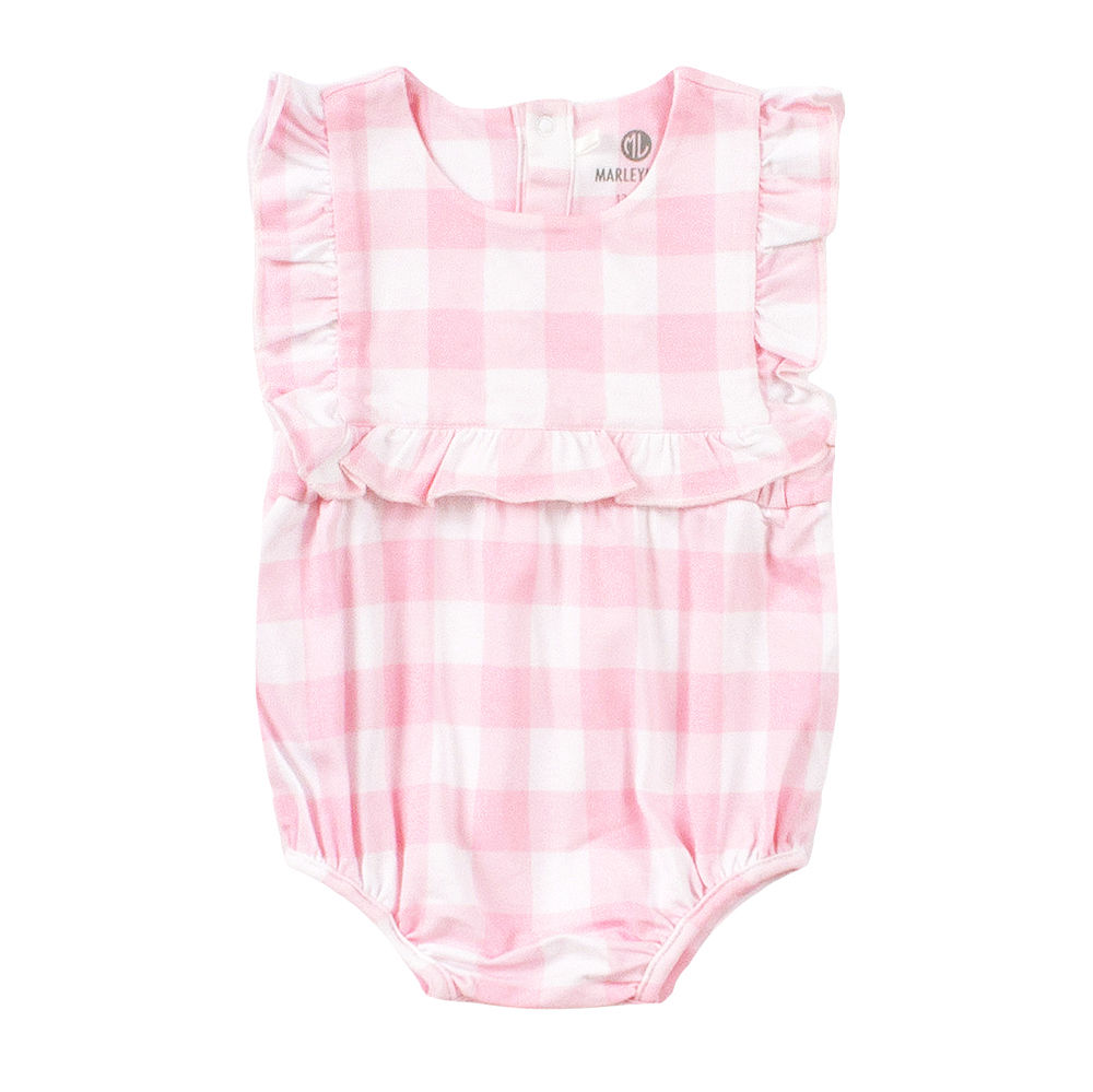 baby soft jersey bubble snap detail