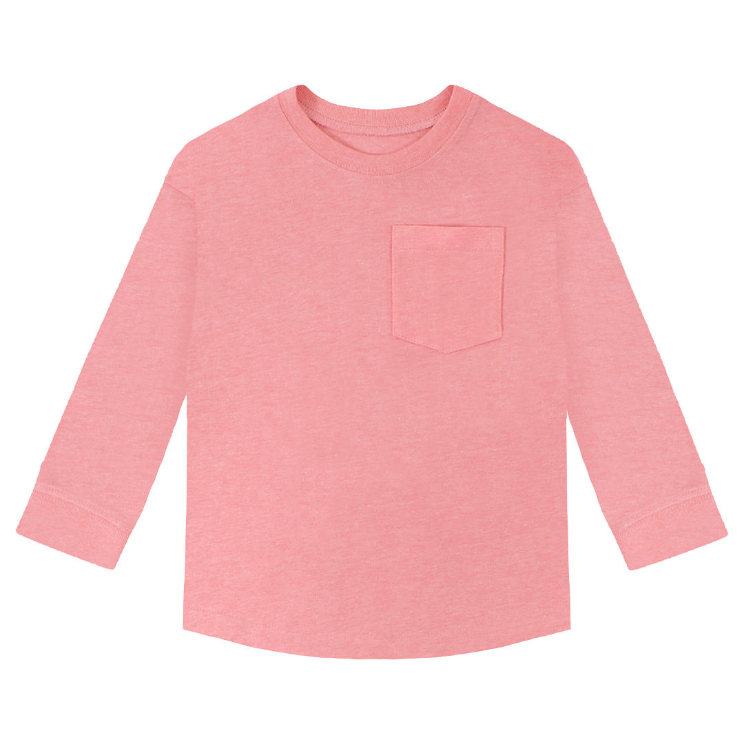 little girl in holiday long sleeve tee