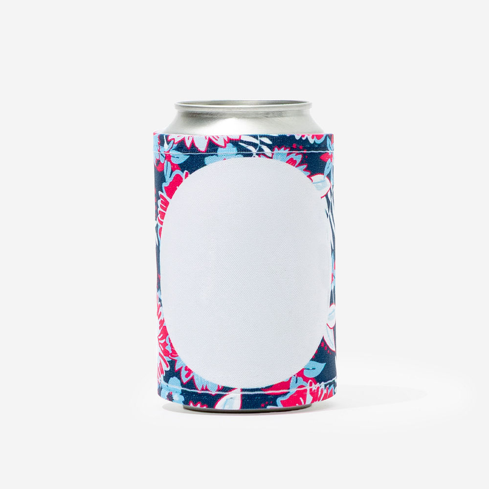 wild blooms monogrammed can koolie