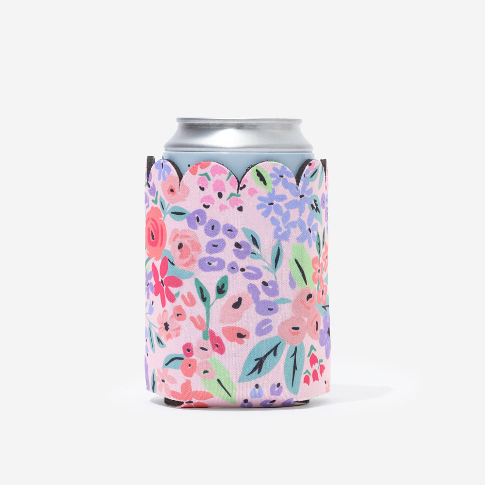Personalized Can Koolie | Coral Floral