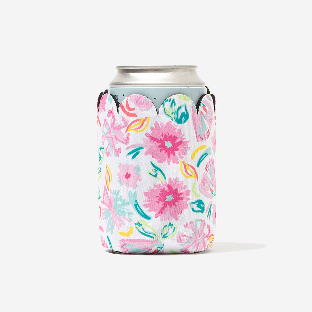Personalized Can Koolie | Painted Petals