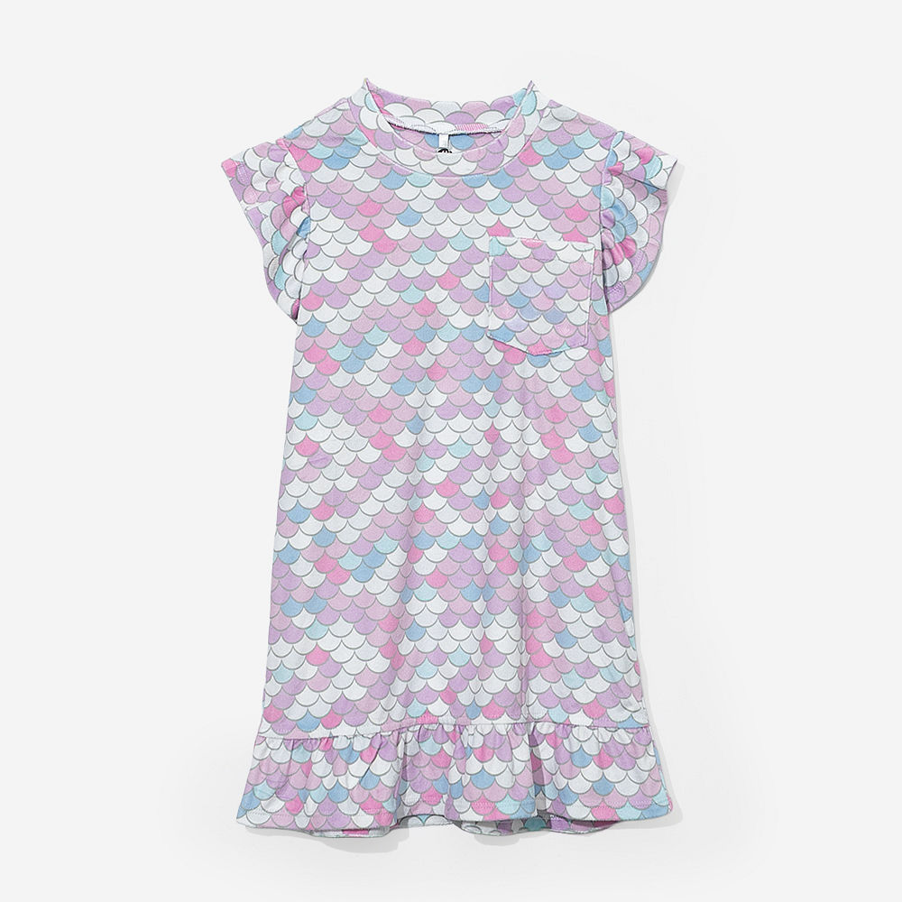 Monogrammed Girls Nightgown | Mermaid Magic