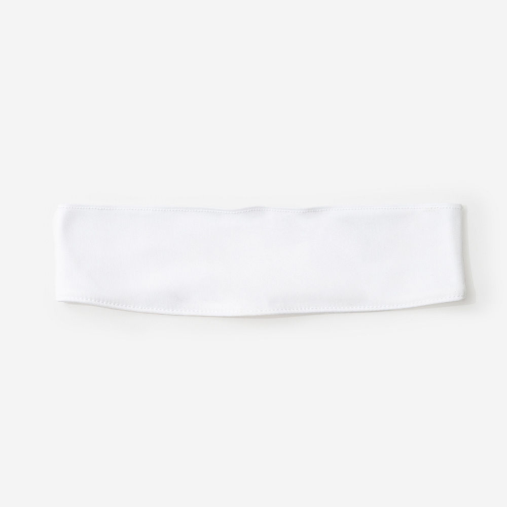 white headband on water bottle