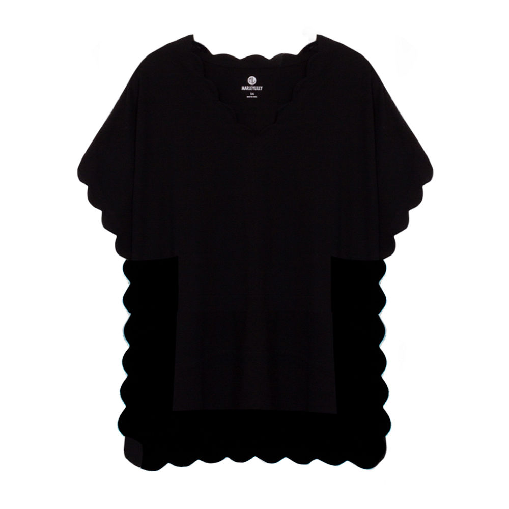 back of monogrammed bathing suit cover up