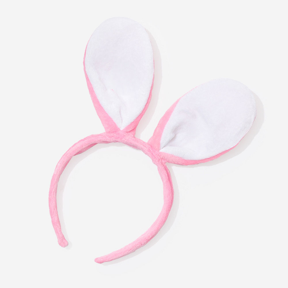 pink kids and glitter bunny ears