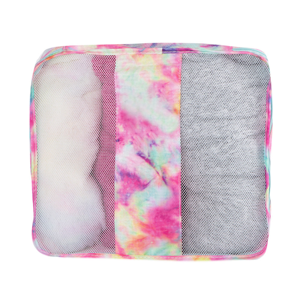 pink bows packing bag with weekend bag