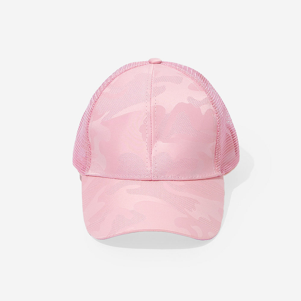 Monogrammed Kids Trucker Hat | Pink Camo
