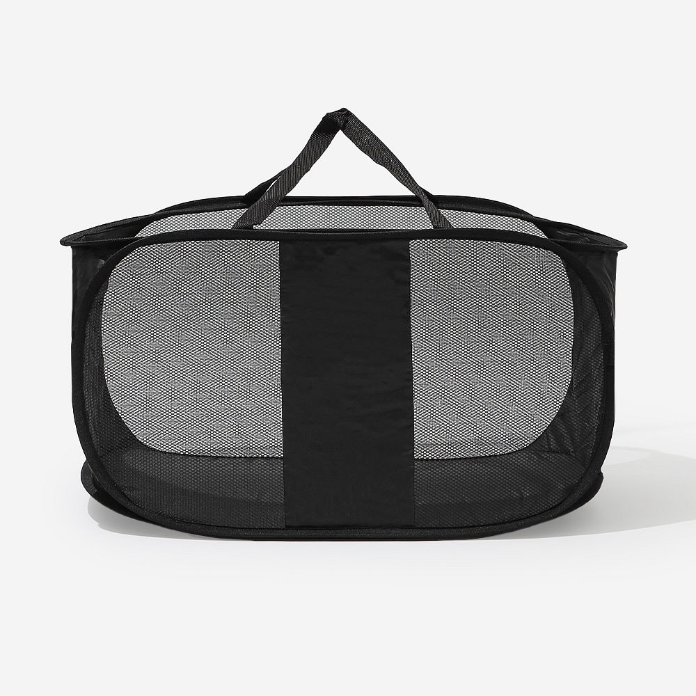laundry in black pop up black hamper