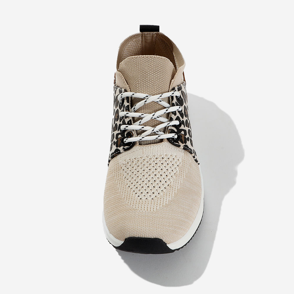 group shot leopard sneakers