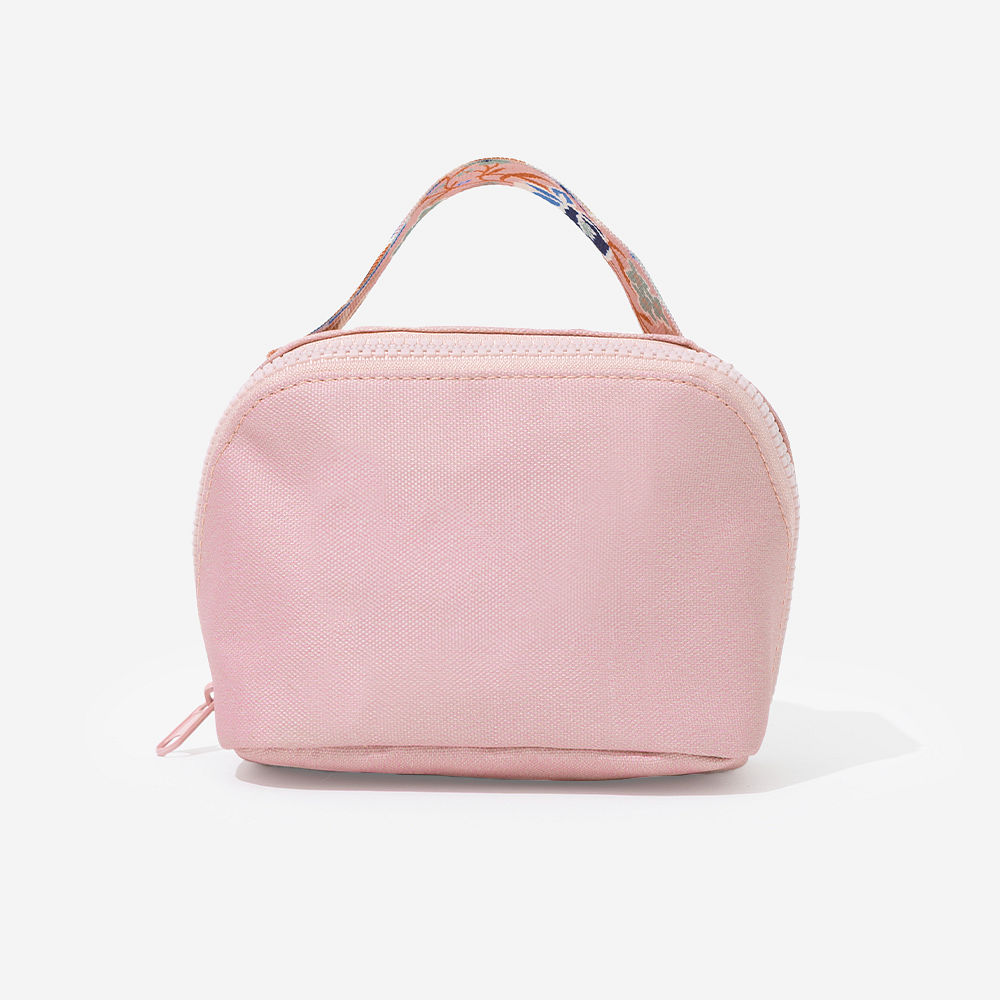 fiji floral personalized make up bag at angle