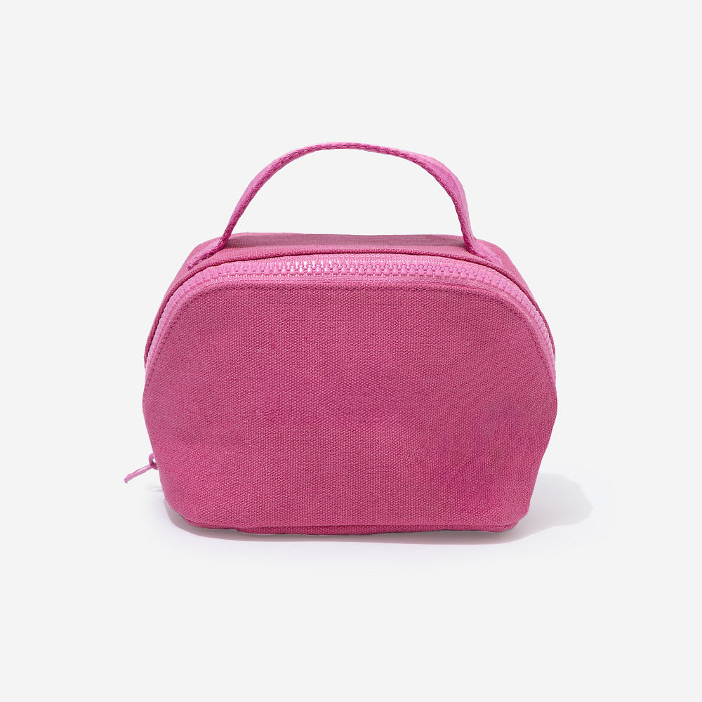 Monogrammed Makeup Bag | Pink Punch