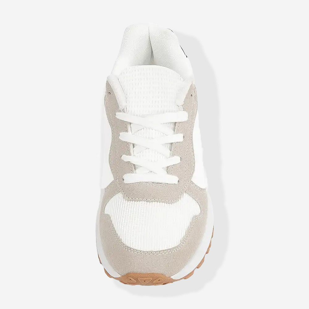 Side of Monogrammed Retro Sneaker