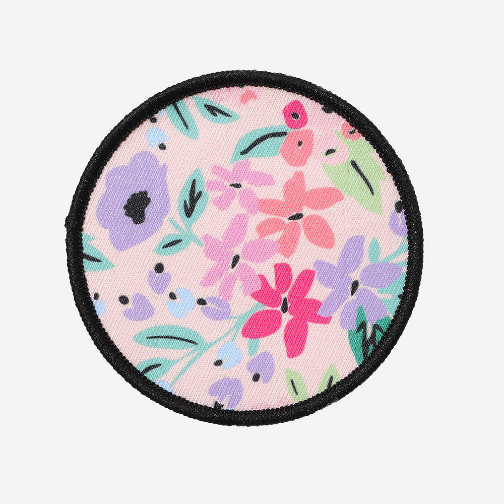Monogrammed Patch | Coral Floral