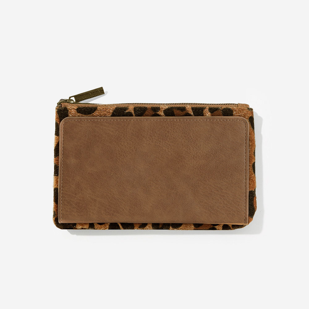 Monogrammed Carry-On Travel  Tote and Phone Wallet in tan studio shot