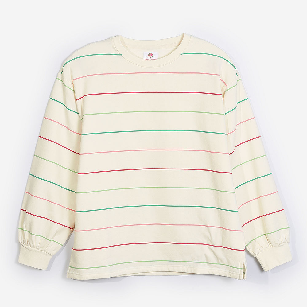 Premium American Crepe Digital Print Puff Sleeve Shirt