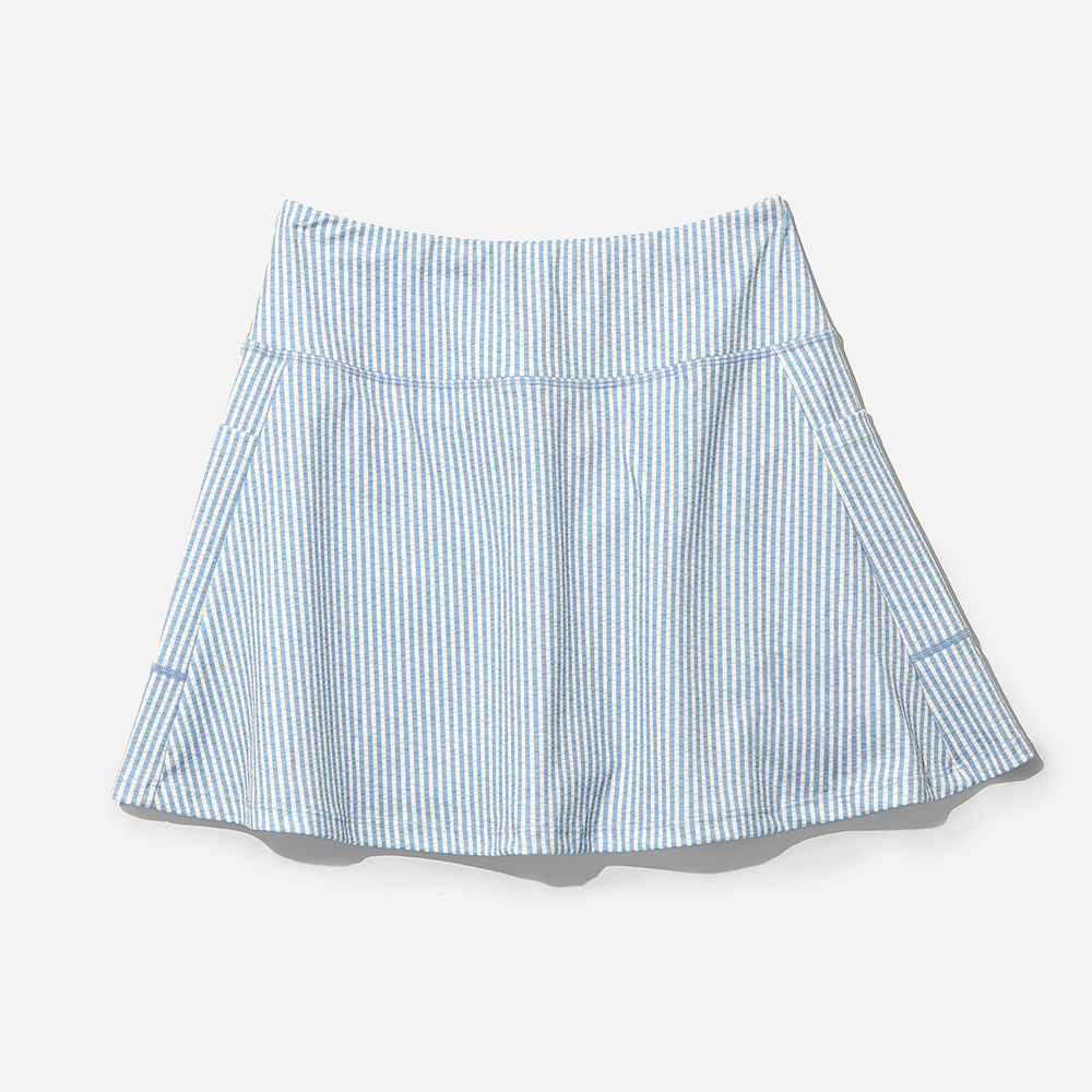 monogrammed skort in wild bloom