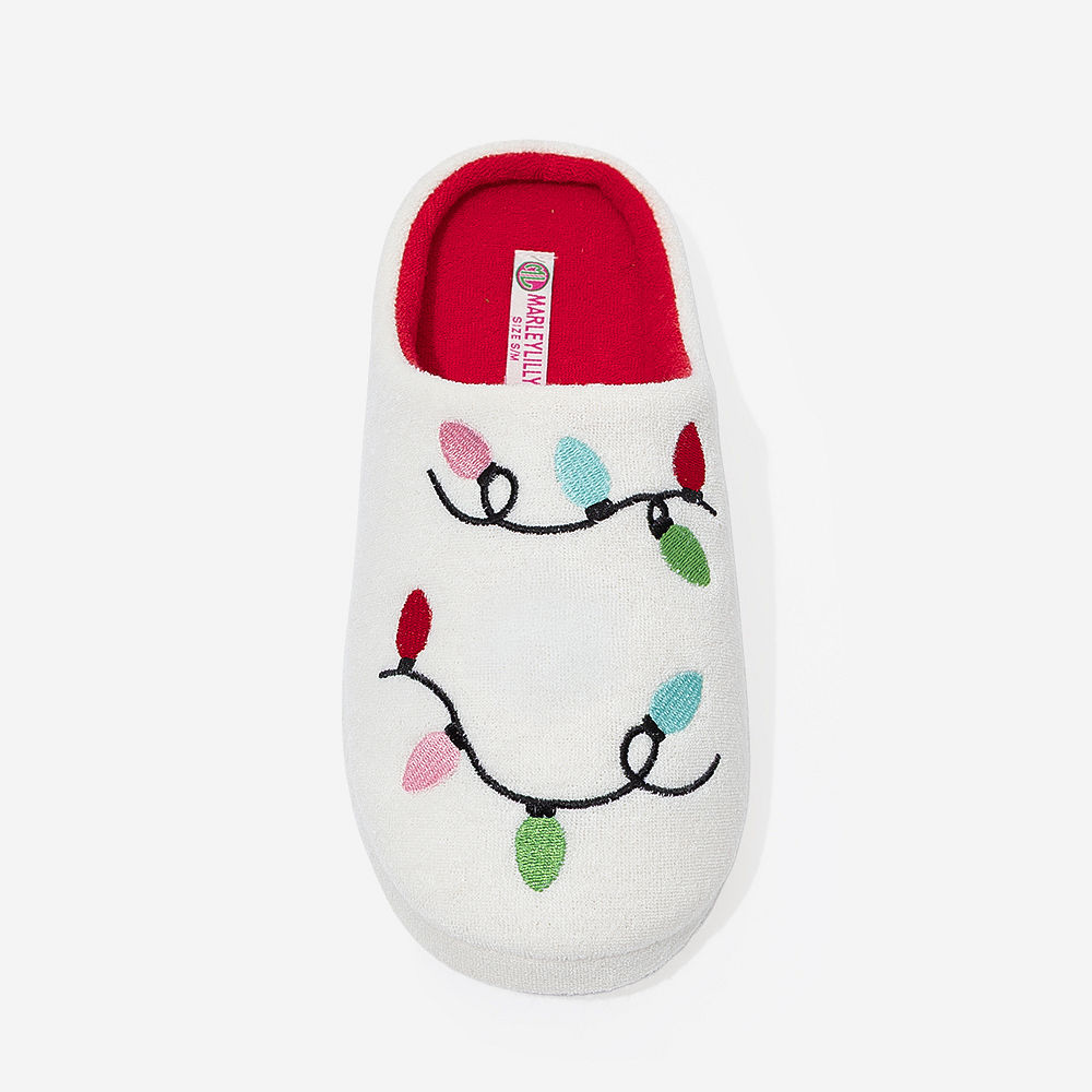 Monogrammed Slippers | Lights