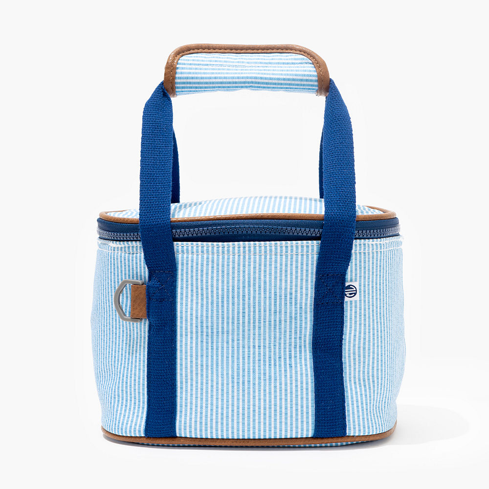 Cute Lunch Box for Kids | Blue Seersucker