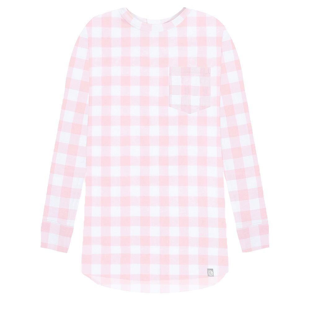 Monogrammed Mint Sun Shirt on beach