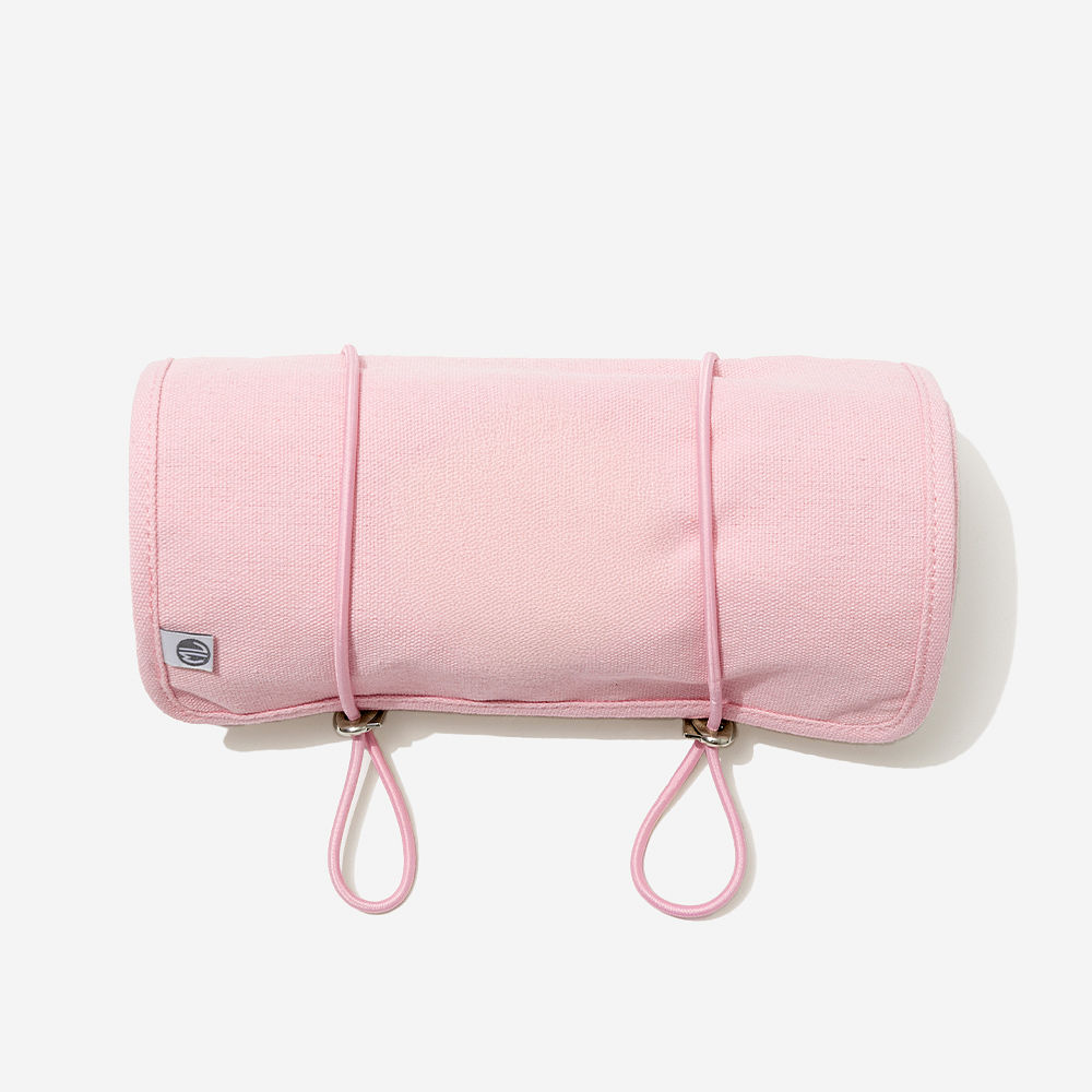 personalized french floral toiletry kit in luggage