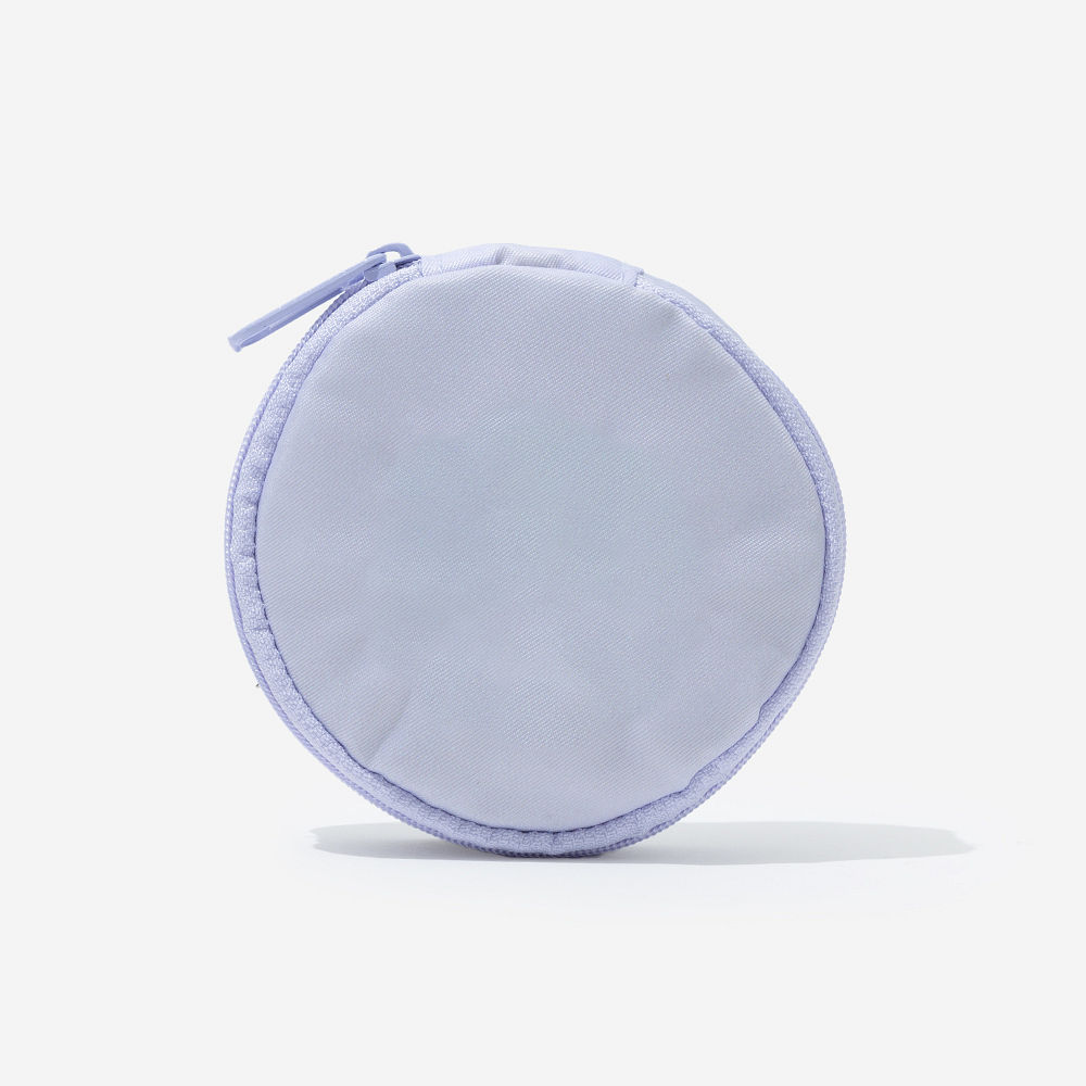 monogrammed pink kids accessory travel case open and closed