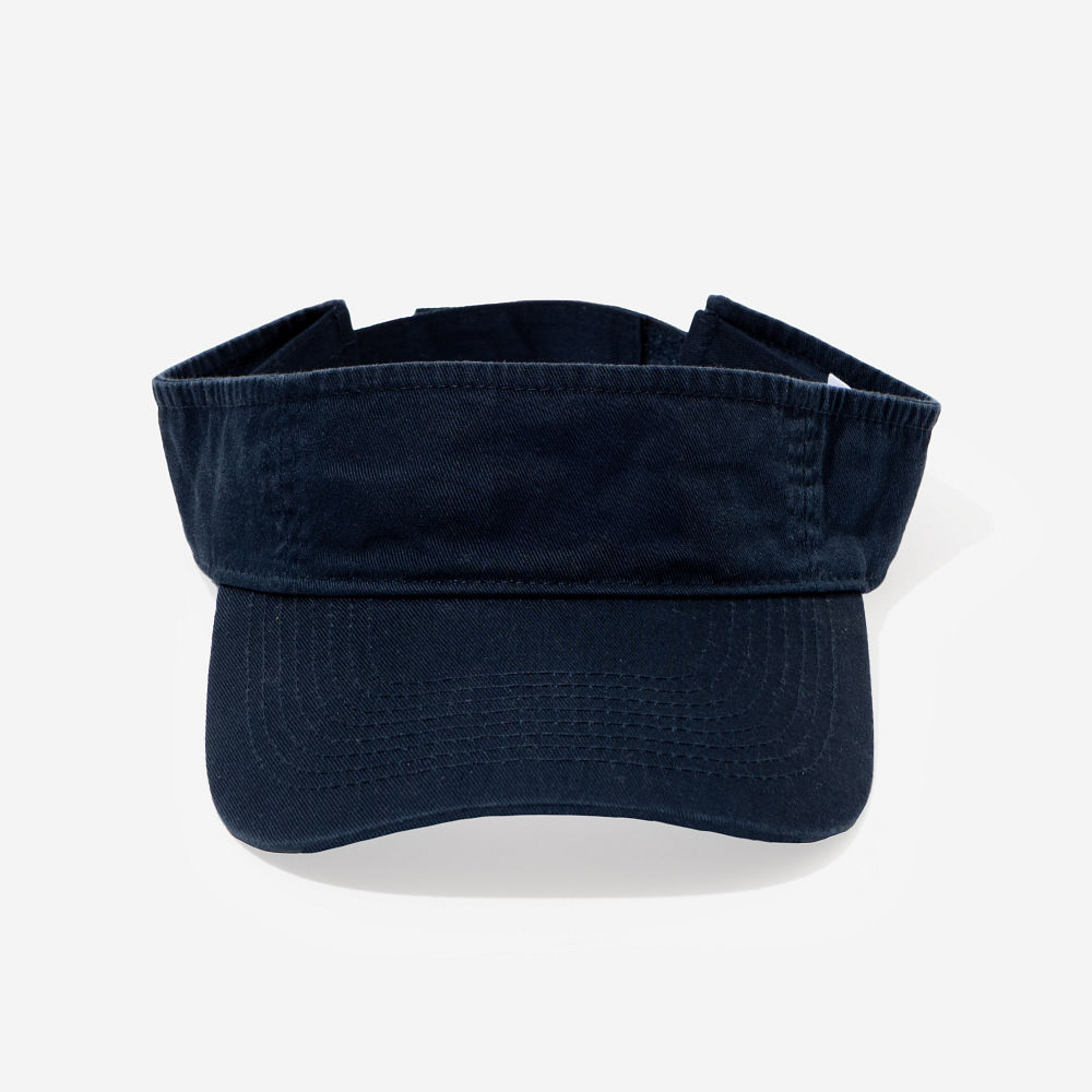 back of white personalized visor